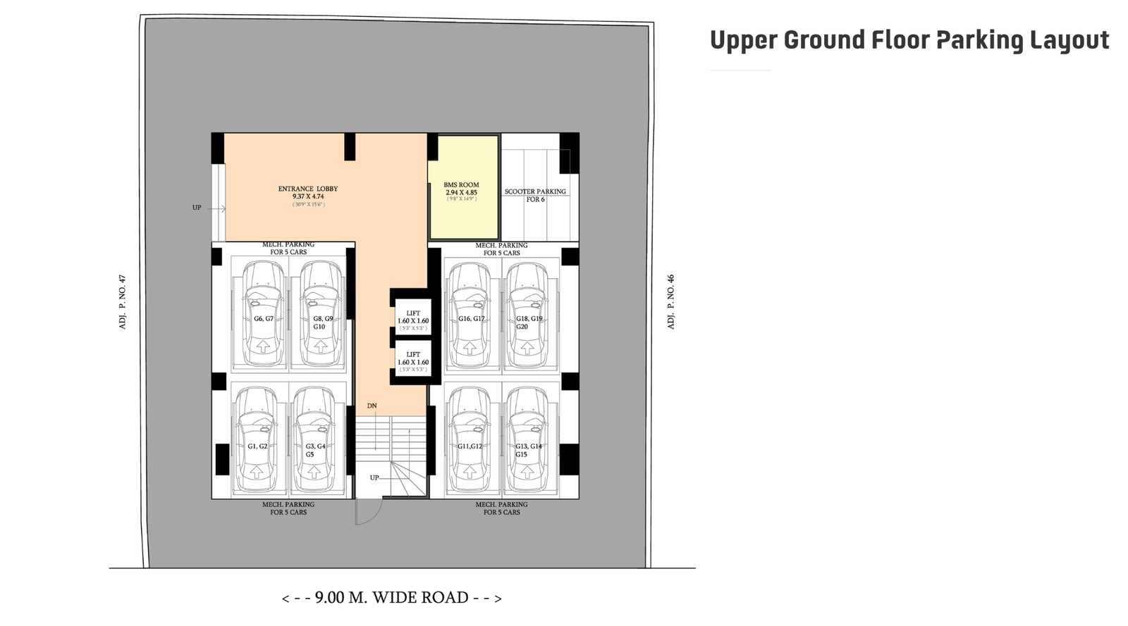 Sapra-Power-Terrace-Upper-Ground-Floor-Parking-Plan